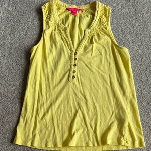 🤍Lilly Pulitzer Yellow Top🤍